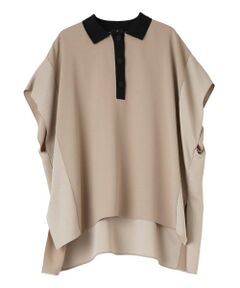 LANVIN COLLECTION / ランバン コレクション シャツ・ブラウス | ストレッチバックサテンブラウス