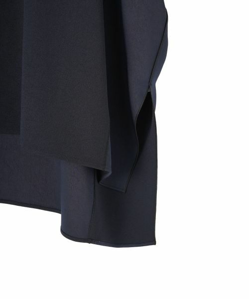 LANVIN COLLECTION / ランバン コレクション シャツ・ブラウス | ストレッチバックサテンブラウス | 詳細7