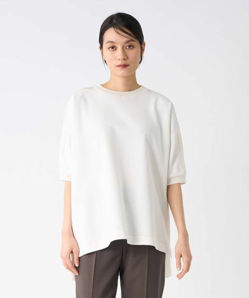 LANVIN COLLECTION / ランバン コレクション カットソー | ニット切替カットソー | 詳細13