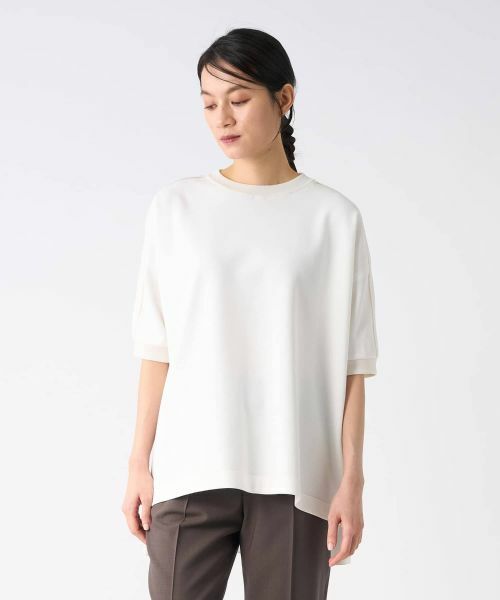 LANVIN COLLECTION / ランバン コレクション カットソー | ニット切替カットソー | 詳細9