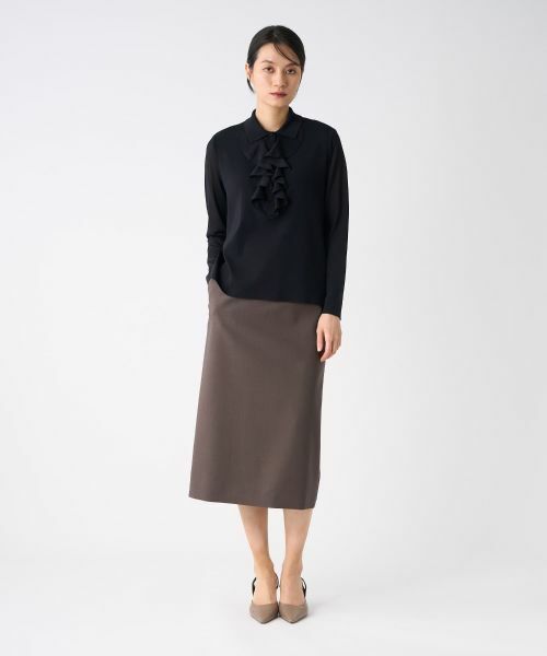 LANVIN COLLECTION / ランバン コレクション ニット・セーター | ラッフルニットトップス | 詳細13