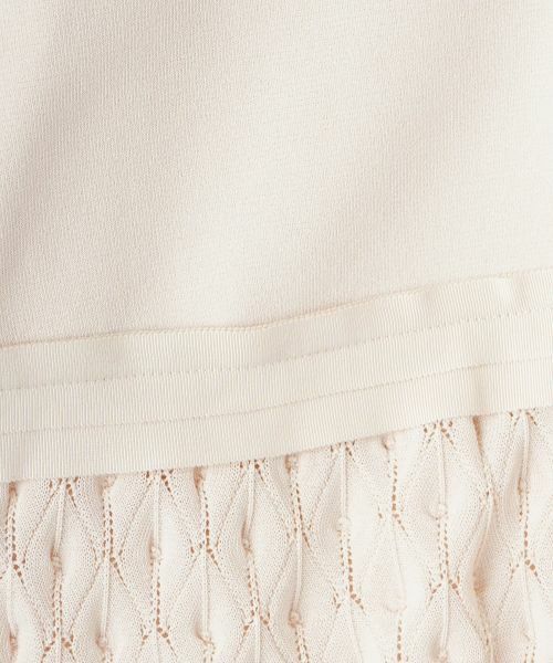 LANVIN COLLECTION / ランバン コレクション テーラードジャケット | ミラノリブニットペプラムジャケット | 詳細18