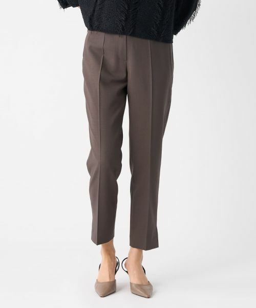 LANVIN COLLECTION / ランバン コレクション その他パンツ | ウールクロップドパンツ | 詳細1