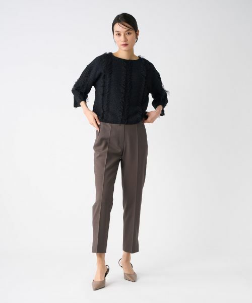 LANVIN COLLECTION / ランバン コレクション その他パンツ | ウールクロップドパンツ | 詳細6