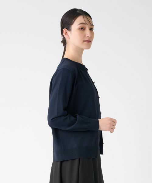 LANVIN COLLECTION / ランバン コレクション ニット・セーター | ロゴジャカードカーディガン | 詳細4