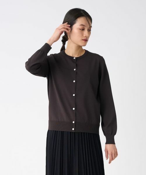 LANVIN COLLECTION / ランバン コレクション ニット・セーター | ロゴジャカードカーディガン | 詳細8