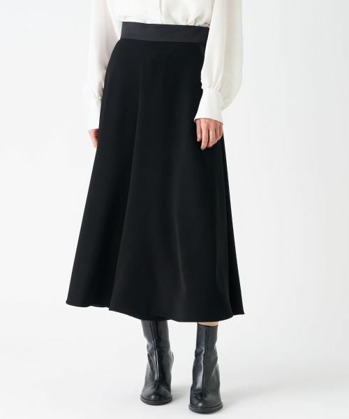 LANVIN COLLECTION / ランバン コレクション その他パンツ | ジェットブラックパンツ | 詳細1