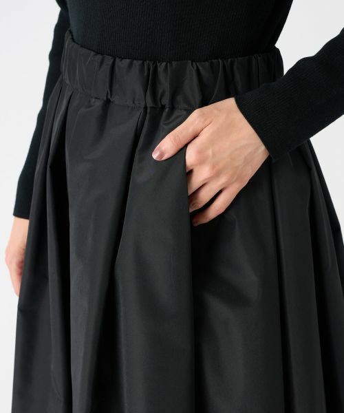 LANVIN COLLECTION / ランバン コレクション ロング・マキシ丈スカート | 厚手タフタフレアスカート | 詳細10