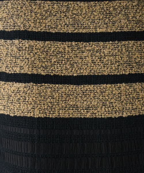 LANVIN COLLECTION / ランバン コレクション テーラードジャケット | パネルボーダーツィードジャケット | 詳細10