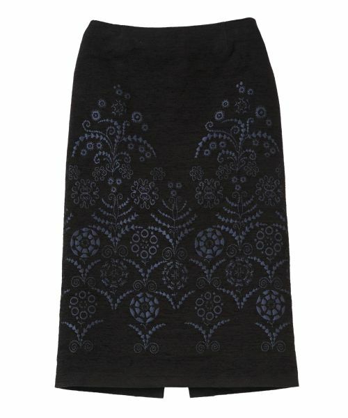 LANVIN COLLECTION / ランバン コレクション ロング・マキシ丈スカート | JLウォール柄モールジャガードスカート | 詳細16