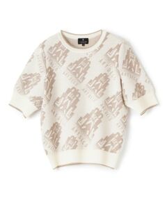 LANVIN COLLECTION / ランバン コレクション ニット・セーター | ART DECO ジャカード総柄ニット