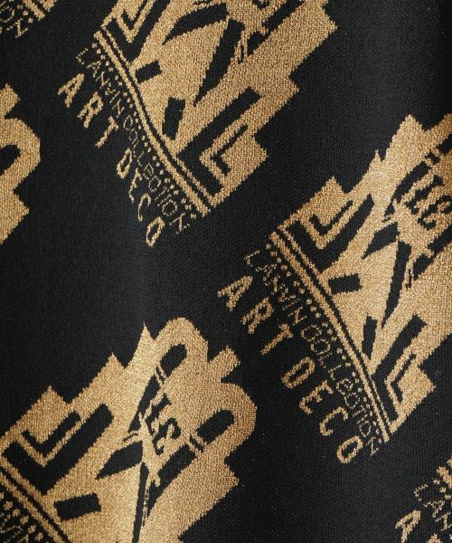 LANVIN COLLECTION / ランバン コレクション ニット・セーター | ART DECO ジャカード総柄ニット | 詳細1