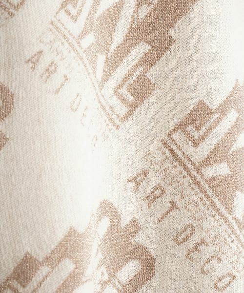 LANVIN COLLECTION / ランバン コレクション ニット・セーター | ART DECO ジャカード総柄ニット | 詳細4