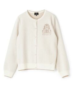 美品✨ランバンコレクション　LANVIN COLLECTION ニット　セーター ローズ刺繍インターシャニット | LANVIN COLLECTION (Women