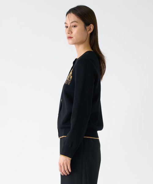 LANVIN COLLECTION / ランバン コレクション ニット・セーター | ART DECO ジャカードカーディガン | 詳細11