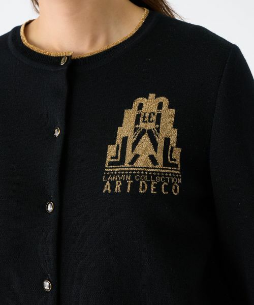 LANVIN COLLECTION / ランバン コレクション ニット・セーター | ART DECO ジャカードカーディガン | 詳細14