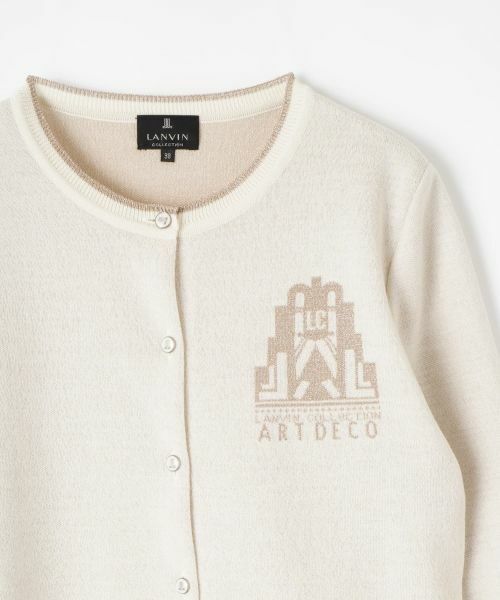 LANVIN COLLECTION / ランバン コレクション ニット・セーター | ART DECO ジャカードカーディガン | 詳細3