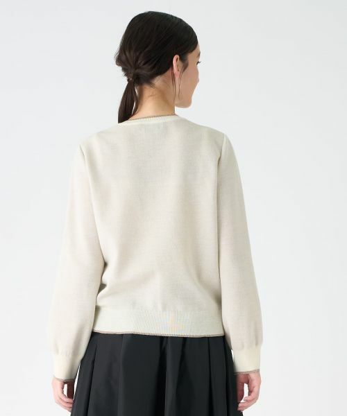 LANVIN COLLECTION / ランバン コレクション ニット・セーター | ART DECO ジャカードカーディガン | 詳細8