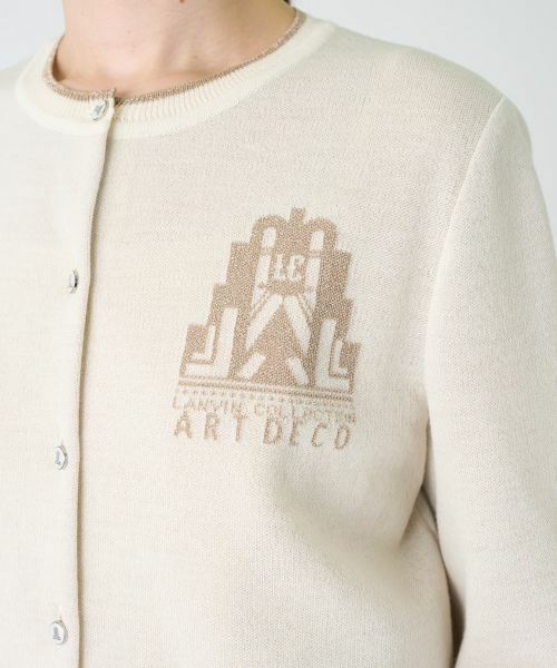 LANVIN COLLECTION / ランバン コレクション ニット・セーター | ART DECO ジャカードカーディガン | 詳細9