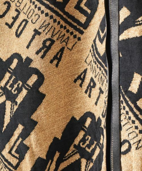 LANVIN COLLECTION / ランバン コレクション ニット・セーター | ART DECOジャカードフーディー | 詳細5