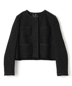 LANVIN COLLECTION / ランバン コレクション テーラードジャケット | バスケットツィードジャケット