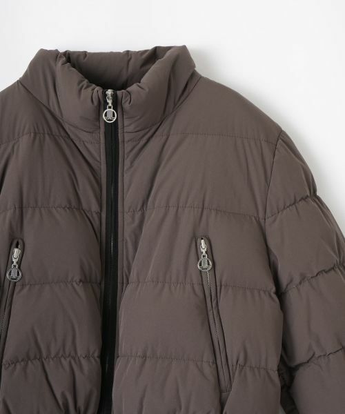 LANVIN COLLECTION / ランバン コレクション テーラードジャケット | ストレッチタフタペプラムダウンジャケット | 詳細10