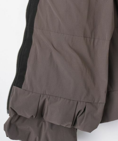 LANVIN COLLECTION / ランバン コレクション テーラードジャケット | ストレッチタフタペプラムダウンジャケット | 詳細12