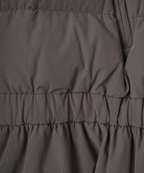 LANVIN COLLECTION / ランバン コレクション テーラードジャケット | ストレッチタフタペプラムダウンジャケット | 詳細13