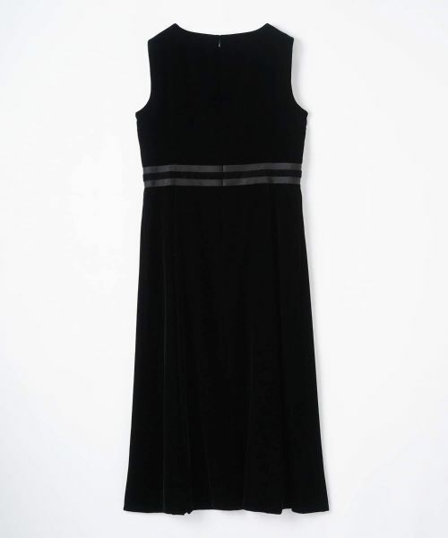 LANVIN COLLECTION / ランバン コレクション ドレス | レーヨンベルベットワンピース | 詳細1