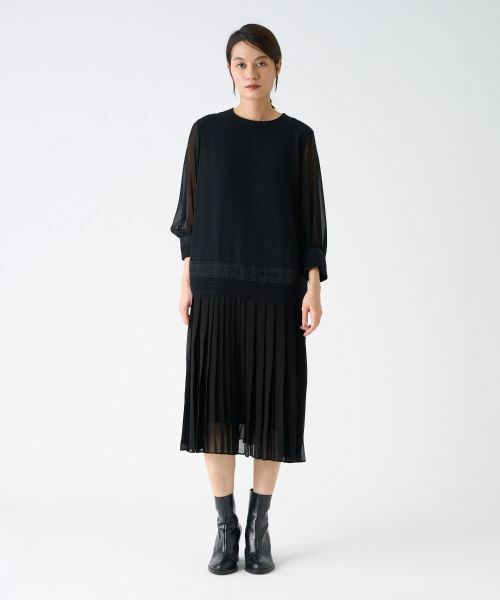 LANVIN COLLECTION / ランバン コレクション ドレス | バックサテンワンピース | 詳細2