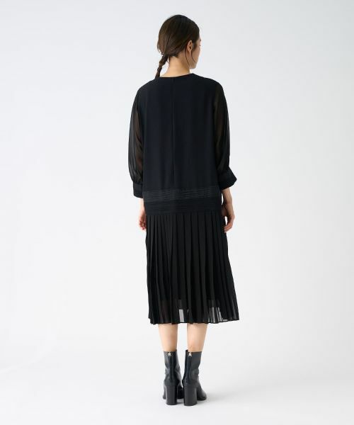 LANVIN COLLECTION / ランバン コレクション ドレス | バックサテンワンピース | 詳細4