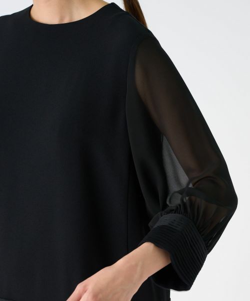 LANVIN COLLECTION / ランバン コレクション ドレス | バックサテンワンピース | 詳細6