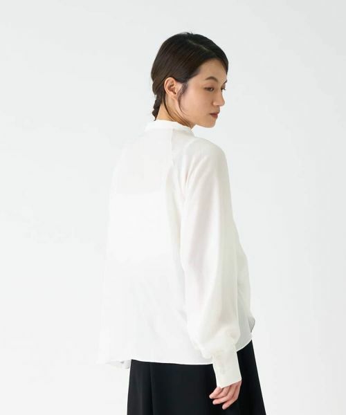 LANVIN COLLECTION / ランバン コレクション シャツ・ブラウス | バイオスエード加工ブラウス | 詳細3