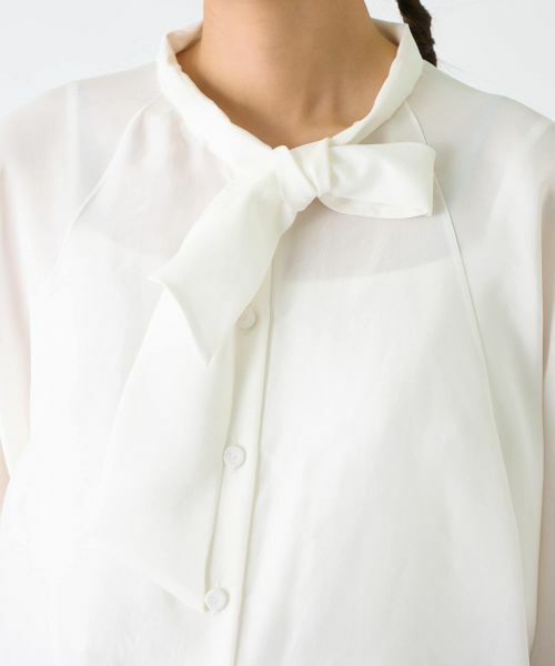 LANVIN COLLECTION / ランバン コレクション シャツ・ブラウス | バイオスエード加工ブラウス | 詳細5