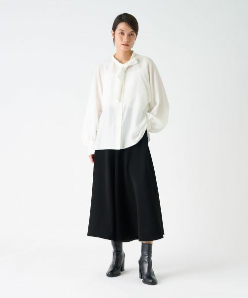 LANVIN COLLECTION / ランバン コレクション シャツ・ブラウス | バイオスエード加工ブラウス | 詳細6