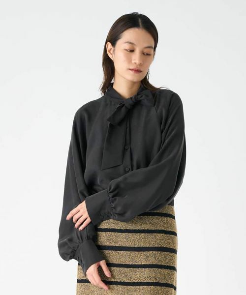 LANVIN COLLECTION / ランバン コレクション シャツ・ブラウス | バイオスエード加工ブラウス | 詳細7