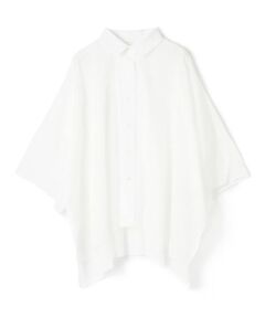 LANVIN COLLECTION / ランバン コレクション シャツ・ブラウス | 綿ナチュラルストレッチブラウス