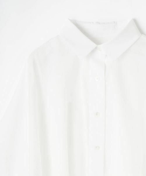 LANVIN COLLECTION / ランバン コレクション シャツ・ブラウス | 綿ナチュラルストレッチブラウス | 詳細15