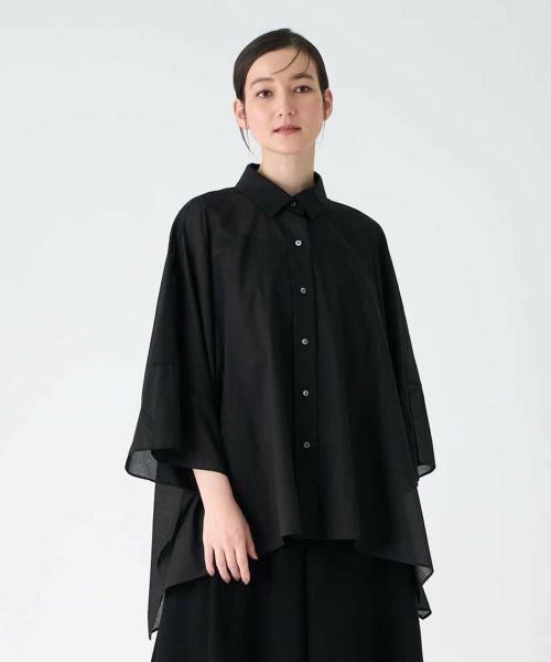 LANVIN COLLECTION / ランバン コレクション シャツ・ブラウス | 綿ナチュラルストレッチブラウス | 詳細7