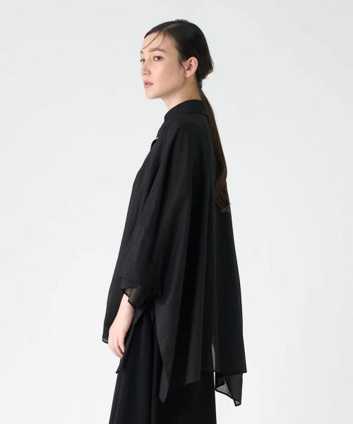 LANVIN COLLECTION / ランバン コレクション シャツ・ブラウス | 綿ナチュラルストレッチブラウス | 詳細8