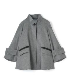 LANVIN COLLECTION / ランバン コレクション その他アウター | カシミヤ混シャルムビーバーコート