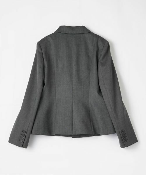 LANVIN COLLECTION / ランバン コレクション テーラードジャケット | シルクウール ストレッチジャケット | 詳細13