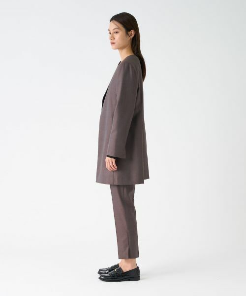 LANVIN COLLECTION / ランバン コレクション テーラードジャケット | シルクウール ストレッチジャケット | 詳細2