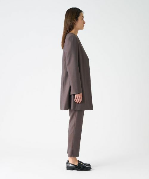 LANVIN COLLECTION / ランバン コレクション テーラードジャケット | シルクウール ストレッチジャケット | 詳細4