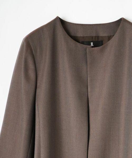 LANVIN COLLECTION / ランバン コレクション テーラードジャケット | シルクウール ストレッチジャケット | 詳細9