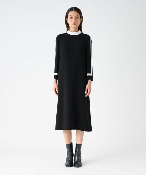 LANVIN COLLECTION / ランバン コレクション ドレス | セラテリーダブルクロスワンピース | 詳細1