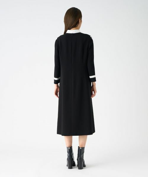 LANVIN COLLECTION / ランバン コレクション ドレス | セラテリーダブルクロスワンピース | 詳細3