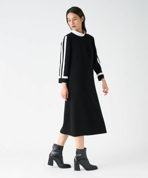 LANVIN COLLECTION / ランバン コレクション ドレス | セラテリーダブルクロスワンピース | 詳細5