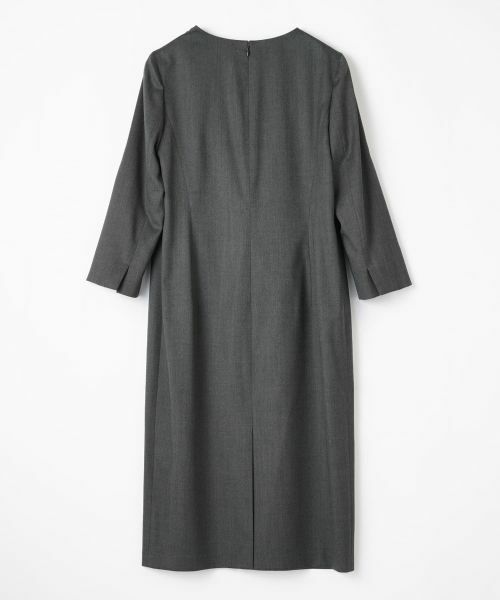 LANVIN COLLECTION / ランバン コレクション ドレス | シルクウール ストレッチワンピース | 詳細15