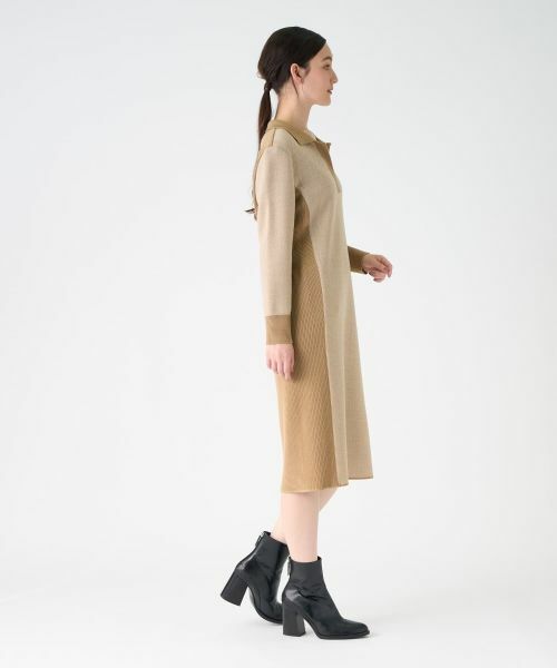 LANVIN COLLECTION / ランバン コレクション ドレス | スピリートニットワンピース | 詳細15